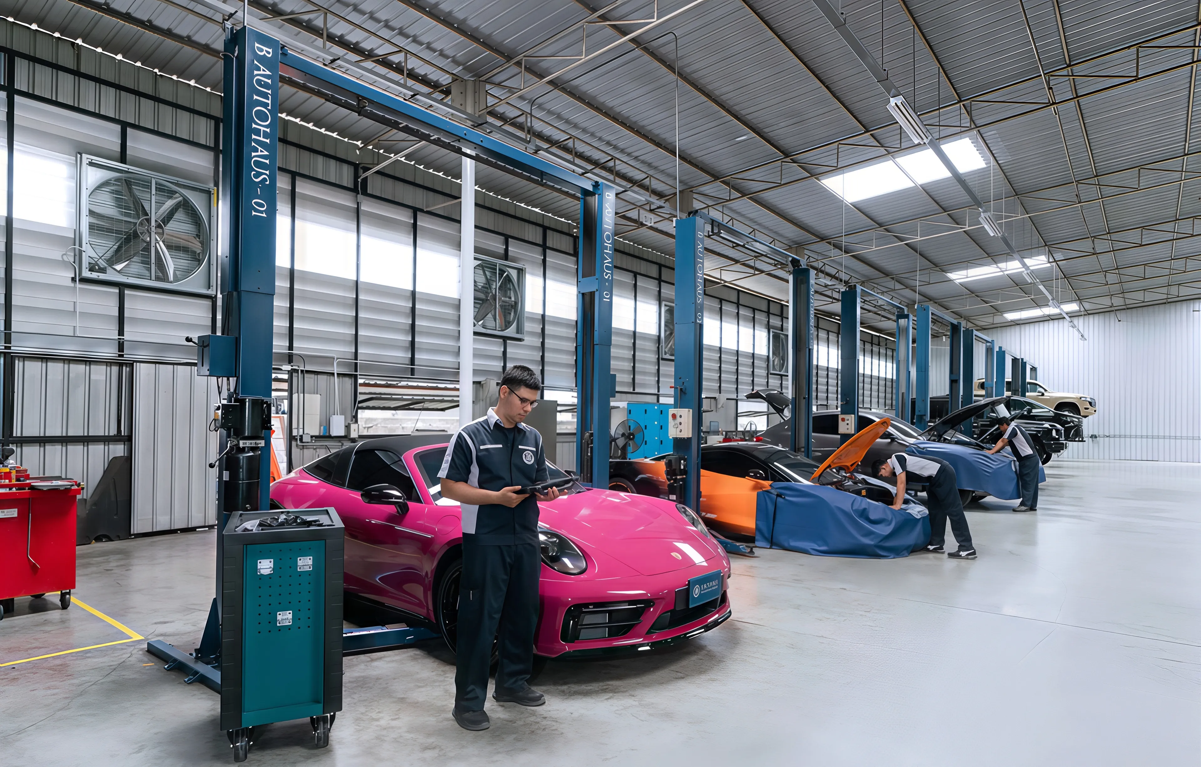Why owners of several cars choose a one-stop service centre
